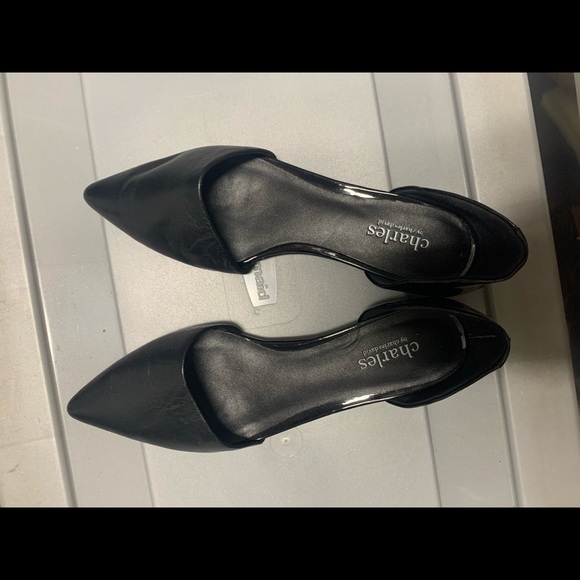 Charles David  pointed leather D'Orsay flats 6.5 - Picture 2 of 7